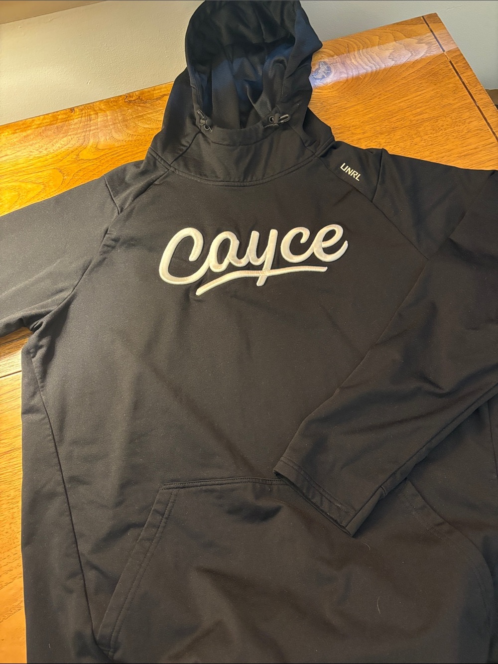 Cayce Black Pullover Hoodie